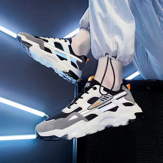 Men's Breathable Mesh Running Sneakers Running Shoes Outdoor Anti-skid Sports Running Shoes Men Fashion Sports Shoes 2024.