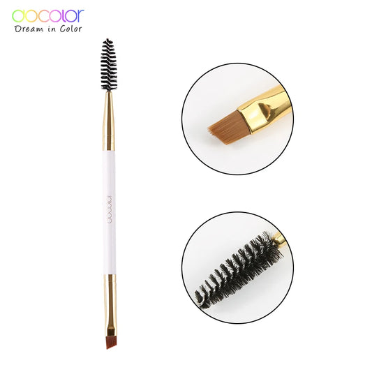 Docolor Eyebrow Brush+Eyebrow Comb Beauty Eyebrow Brush Professional Makeup Brushes For Eye Brow Brush Eye Blending Brush.