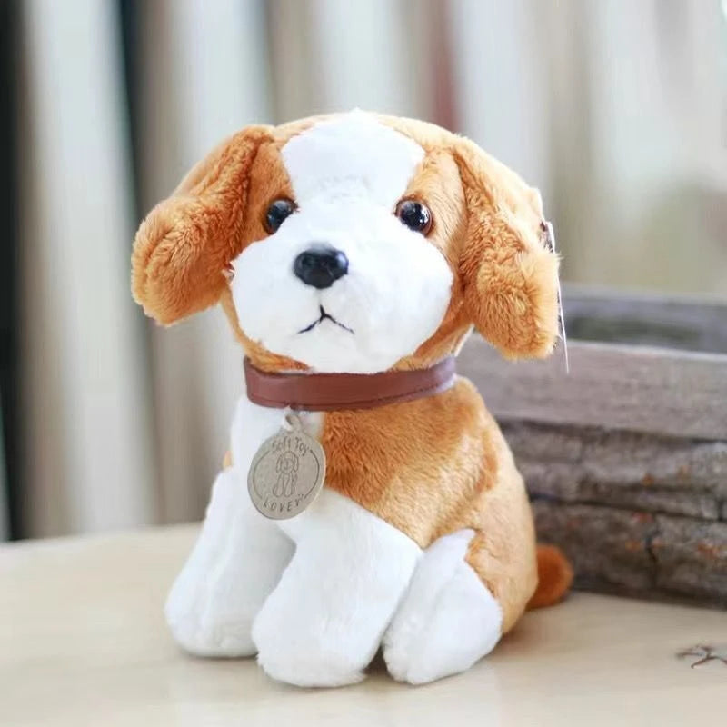 20CM Cute Puppy Plush Toy Kawaii Small Pet Dog Husky Golden Retriever Doll Send Children Birthday Christmas Gift.
