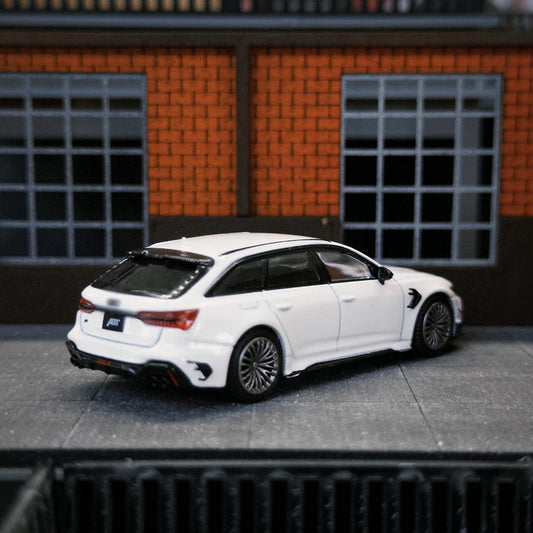 MGT 1/64 RS6 ABT Alloy Diecast Model Car Collection Toy Station Vehicle Gift For Adults (Without packaging).