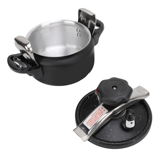 Pressure Cooker Aluminum Alloy Explosion Proof Large Capacity Compound Bottom Pressure Canner for Gas Stove Induction Cooker.