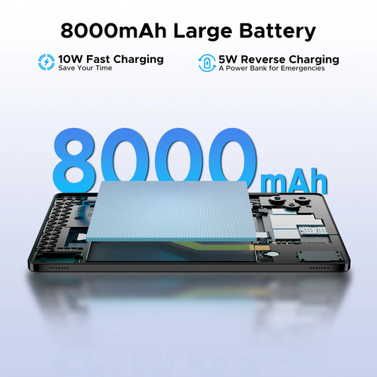 Doogee Tab G6 Tablet Pc 11 Inch Android 15 30Gb Ram(6+24) 256Gb Rom 8000Mah Battery Dual Speakers Support Widevine L1 Tablet Pc.