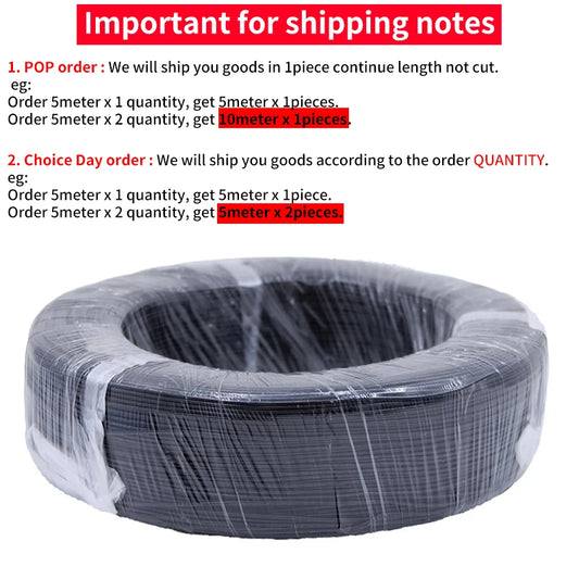 5M/50M Single Core Wire UL1007 PVC Tinned Copper Line 14/16/18/20/22/24/26 AWG Solid Cord LED Line DIY Equipment Electric Cable.