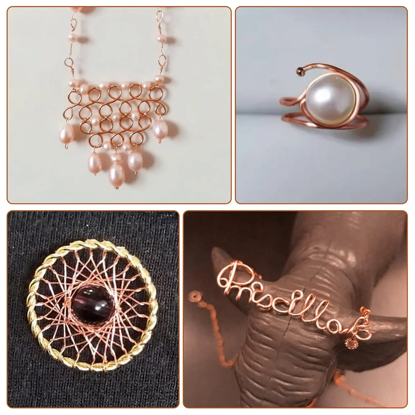 10M T2 Pure Copper Wire Round Coil Conductive Bare Copper Cable Wires for Electric Wire DIY Craft 0.3/0.5/0.8/1/1.2mm.