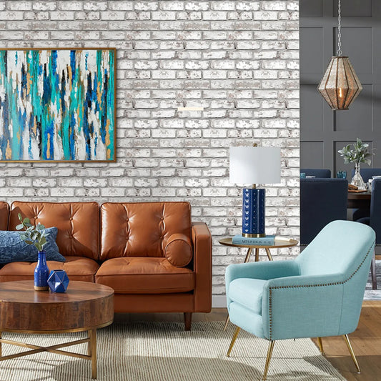 10 Pcs 3D Wall Panel Peel and Stick, 3D Brick Wall Sticker, Kitchen Adhesive Sticker, Tiles Stickers Waterproof