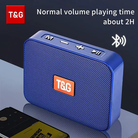 Bluetooth Speaker TG166 Portable Mini Wireless Soundbar Subwoofer Outdoor Indoor Loudspeaker Support TF Card FM Radio Waterproof.