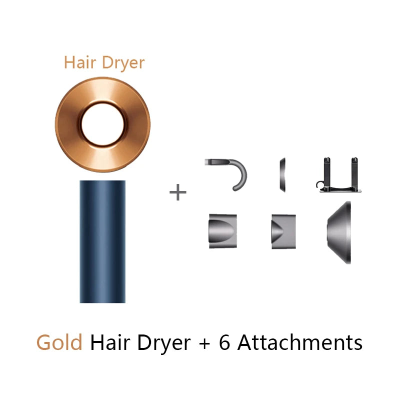 Diffuser Hairdryer 5in1 Ionic Professional Electric Hair Dryer Heat Leaf Blow Drier With Diffuser Ion Leafless Air Blower Woman