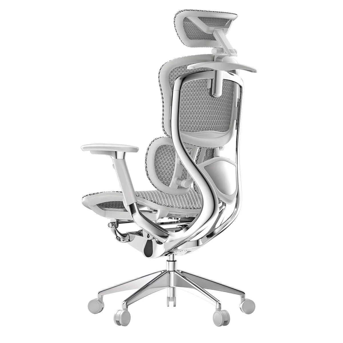 Ergonomischer Computerstuhl Designer Bequeme nordische Fußstütze Moderner trendiger Bürostuhl Entspannendes Lesen Muebles-Möbel