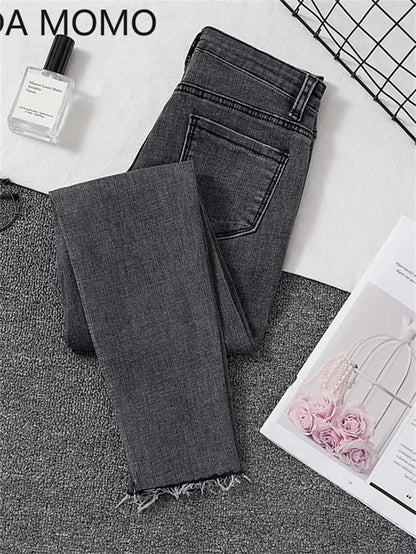 Jeans Female Denim Pants Black Womens Jeans Woman Donna Stretch Bottoms Feminino Skinny Pants for Women Trousers.