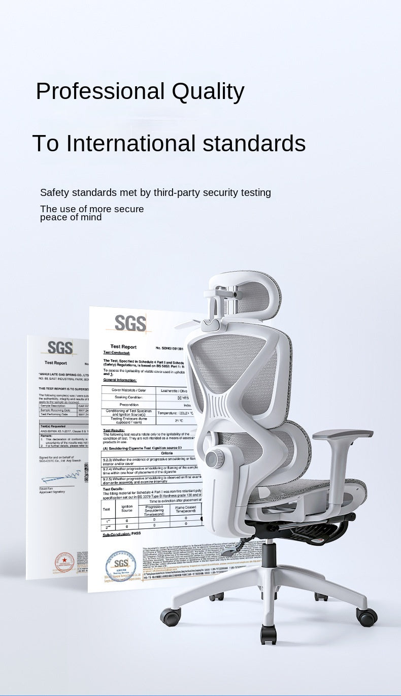 Uvr inländische bequeme sitzende atmungsaktive Mesh Stuhl ergonomisches Design Liegestuhl Büro verstellbare Lordos stütze Stuhl