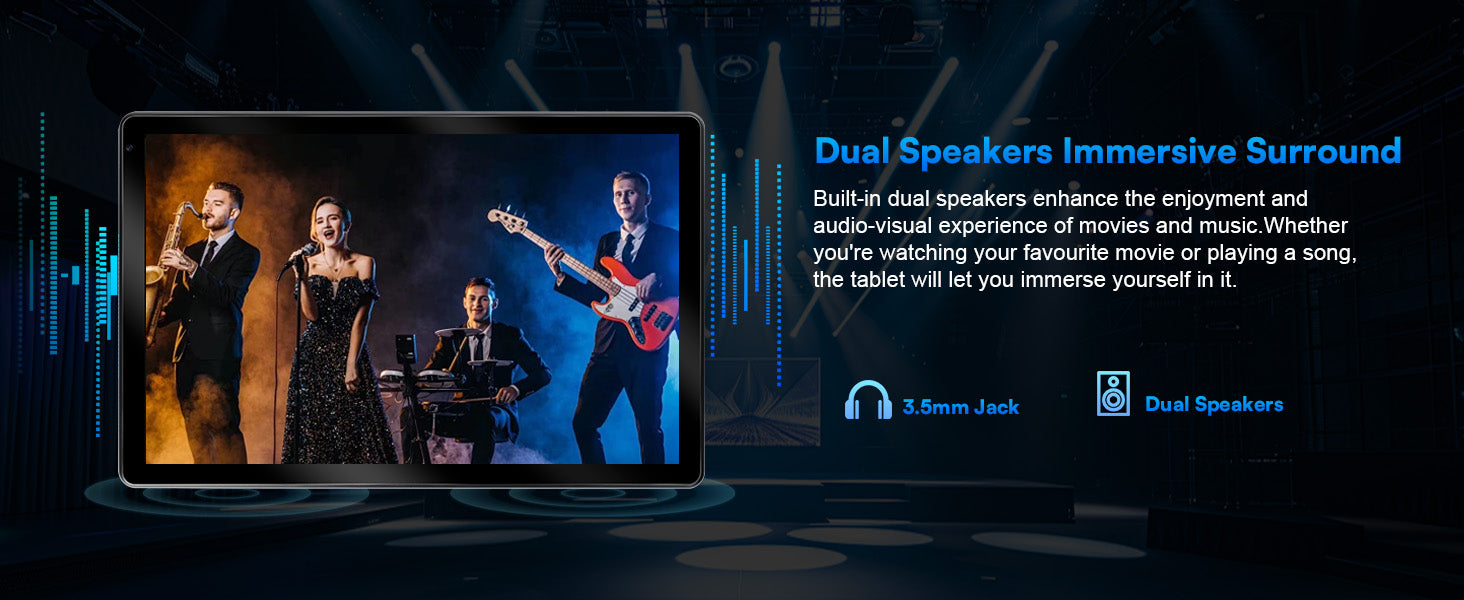 URAO C109L 10 Inch Tablets Android 15 A523 Octa Core Tablet 24GB+128GB 1 TB Expansion WiFi 6 5MP+8MP Camera Keyboard Mouse Set.