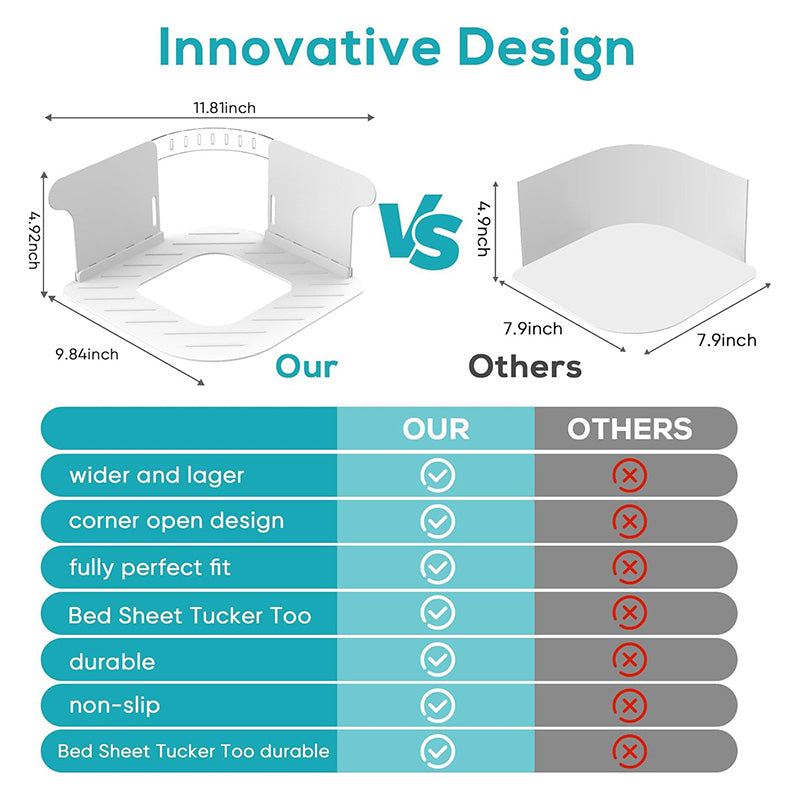 2025 New Invisible Bed Sheet And Bed Cover Detachable Daily Fastener Bed Sheet Clip 4-piece Set To Prevent Displacement Artifact.