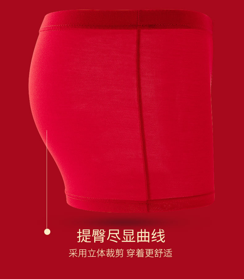 7 Stück große Unterwäsche Herren Boxershorts Unterwäsche Junge Schlüpfer Homme Unterhose rote Höschen Shorts L XL XXL 3XL 4XL 5XL 6XL