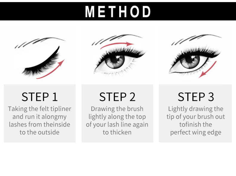 Hot Sale Makeup Black Liquid Eyeliner Waterproof Make Up Beauty Cosmestics Eye Liner Pencil Pen 8862#.