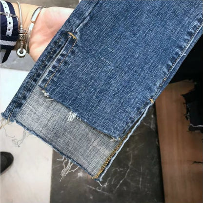 Skinny Ripped Jeans Women Spring Summer Autumn Hot Selling Women'S Fashion Casual Girls Cute Denim Pants Female Cheap Wholesale.