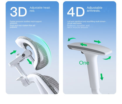 Uvr inländische bequeme sitzende atmungsaktive Mesh Stuhl ergonomisches Design Liegestuhl Büro verstellbare Lordos stütze Stuhl