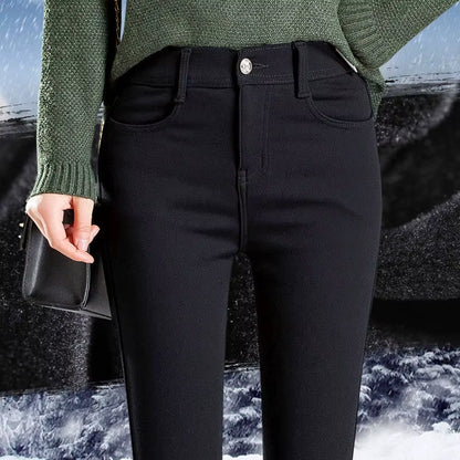 New Arrivals Fashion High Stretchy Women Pencil Jeans Skinny Pants High Wasit Female Slim Lady Pants plus Size.