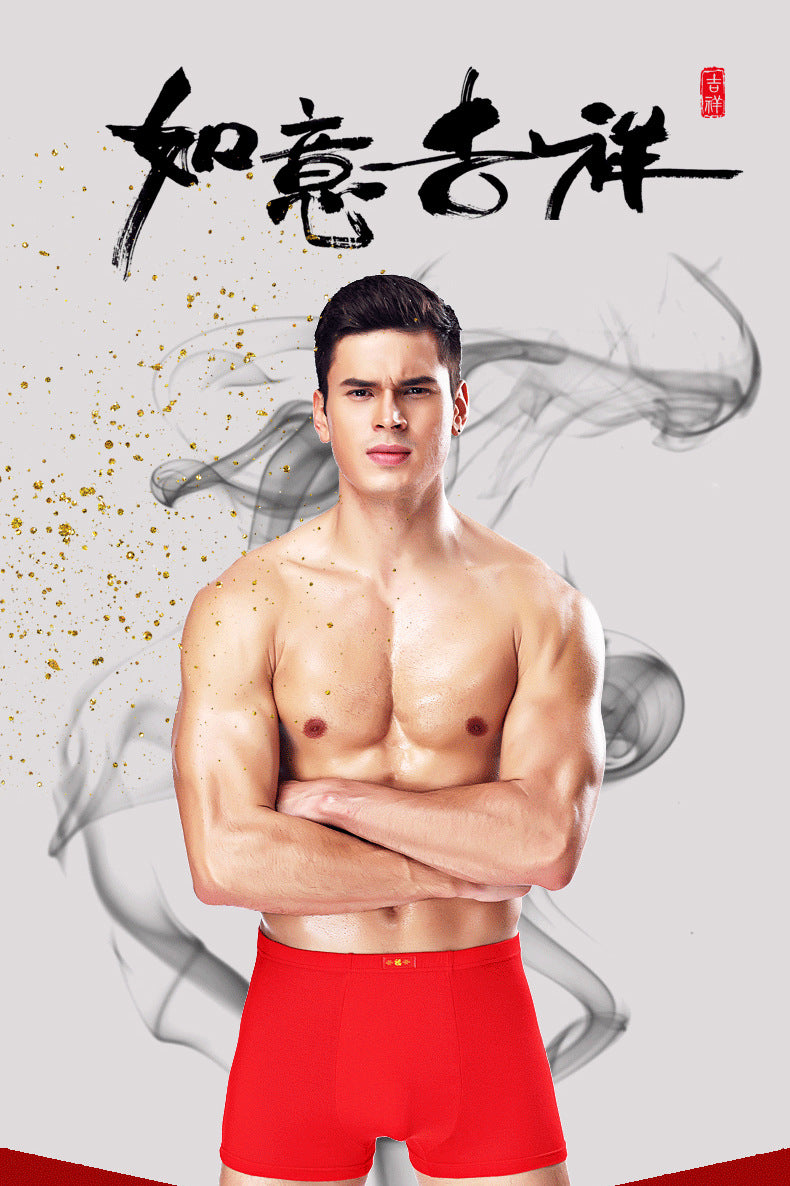 7 Stück große Unterwäsche Herren Boxershorts Unterwäsche Junge Schlüpfer Homme Unterhose rote Höschen Shorts L XL XXL 3XL 4XL 5XL 6XL