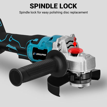 Drillpro Elektrowerkzeug-Set, 800 N.M, elektrischer Schraubenschlüssel, Bohrhammer, 13 mm Bohrmaschine, 125 mm Winkelschleifer für Mak 18 V