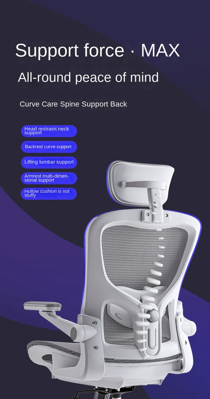 UVR Mesh Personal Bürostuhl, bequemer, ergonomischer Design-Sessel, Möbellift, verstellbarer Liegestuhl, Gaming-Computerstuhl