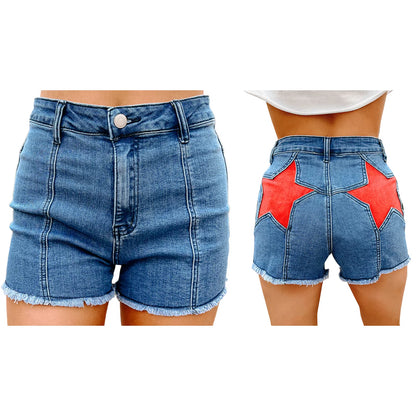 Women'S Y2K Vintage Jeans Aesthetic Star Pattern Print Loose Straight Leg Denim Long Pants Casual Low Waist Trousers.