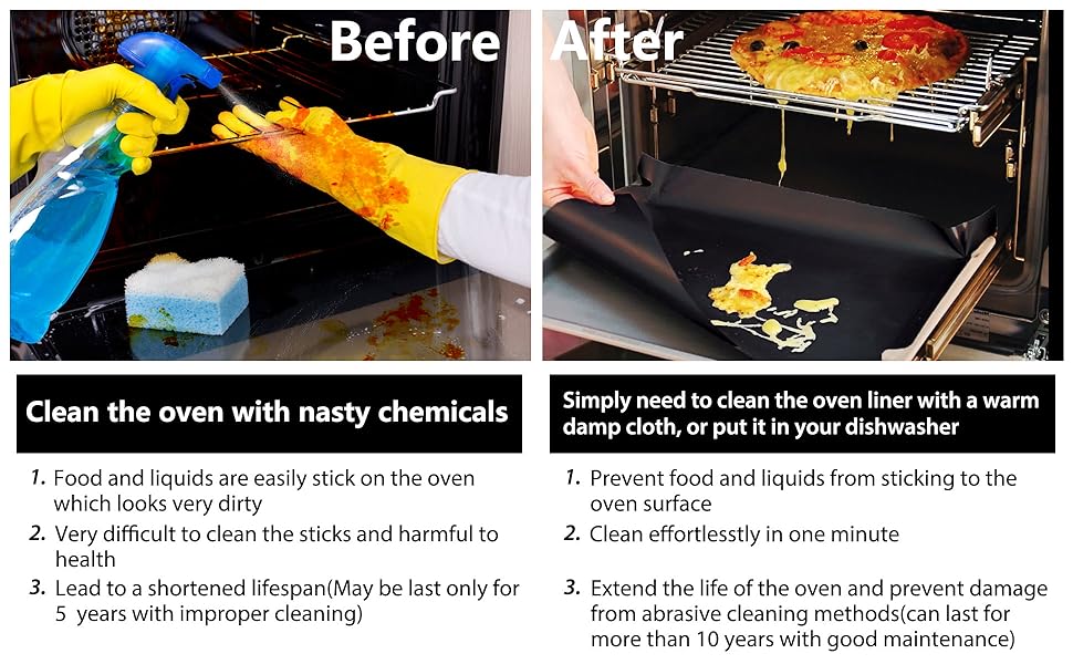 Oven Bottom Liners Non Stick Barbecue Grill Mats Reusable Kitchen Toaster Liner Air Fryer Cooking Heat Resistant Baking Paper.