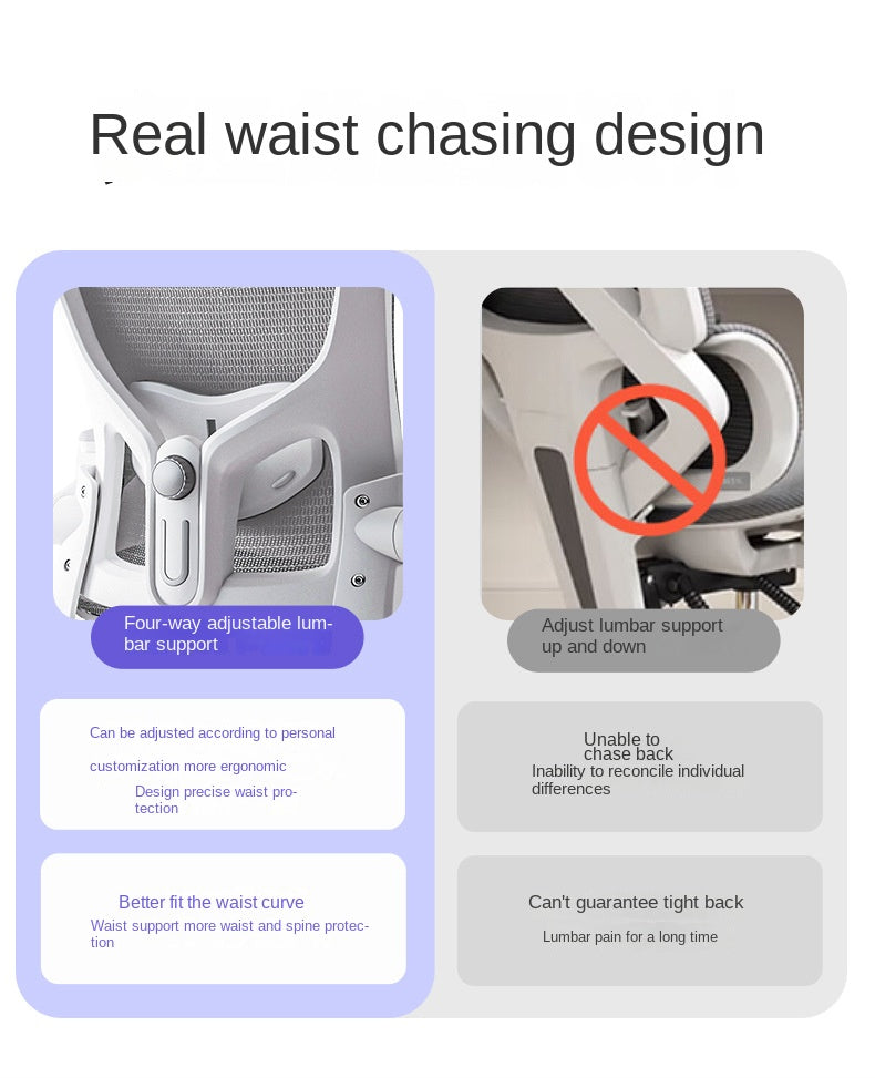 UVR Mesh Personal Bürostuhl, bequemer, ergonomischer Design-Sessel, Möbellift, verstellbarer Liegestuhl, Gaming-Computerstuhl