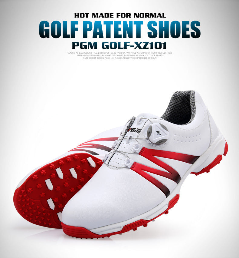 PGM Golf Sports Men's Shoes Waterproof Fashion Casual Sneakers Quick Lacing Breathable Non-Slip XZ101 Wholesale.