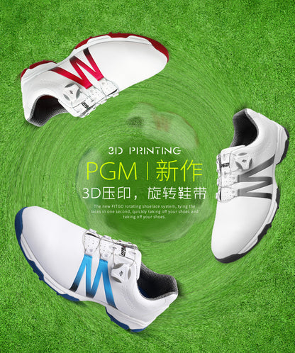 PGM Golf Sports Men's Shoes Waterproof Fashion Casual Sneakers Quick Lacing Breathable Non-Slip XZ101 Wholesale.