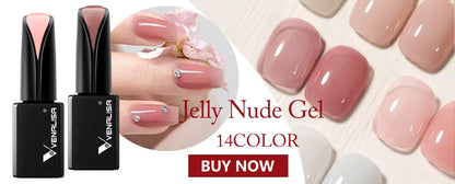 15ml VENALISA Gel Nail Polish Highly Pigmented Full Coverage Nail Gel Lacquer Semi Permanent Beauty Matt Top Coat Gel Varnish.