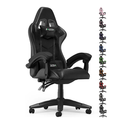 bigzzia Ergonomic Gaming Chair PC Chair Computer Chair Gaming Chair Breathable Office Chair with Cushion, Reclining Back Support
