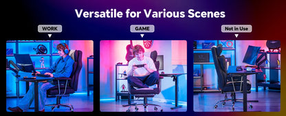 GTPLAYER Gaming Stuhl, Bürostuhl mit Taschenfeder-Lendenwirbelstütze, ergonomischer und komfortabler breiter Büro-Computersessel