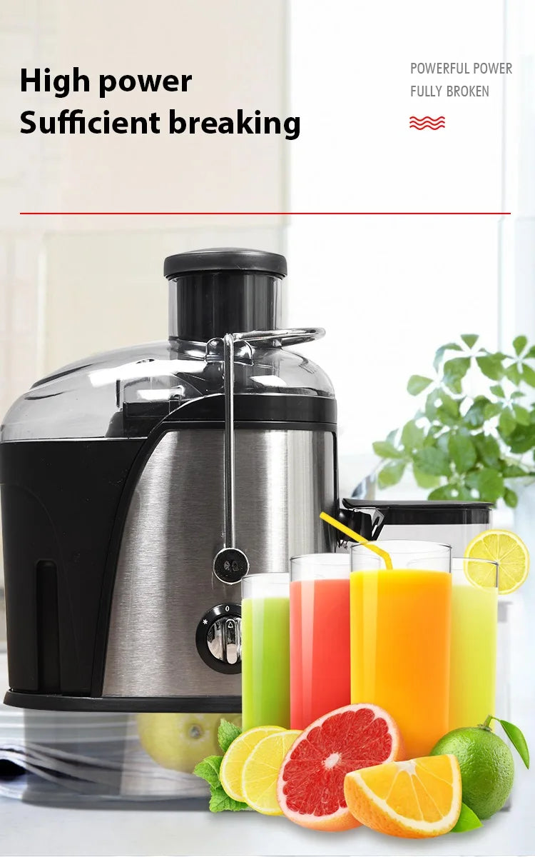400W Juicer Machine,22000RPM Juicer with 3-inch Big Mouth for Whole Fruits and Veg,Juice Extractor with 2 Speeds,Easy to Clean.