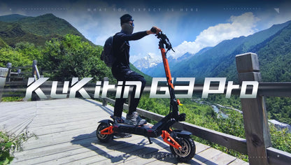 KuKirin G3 Pro Electric Scooter 1200W*2 Dual Motor 52V 23.2Ah Battery 80KM Range 65Km/h Max Speed E-scooter 10 Inch Tires.
