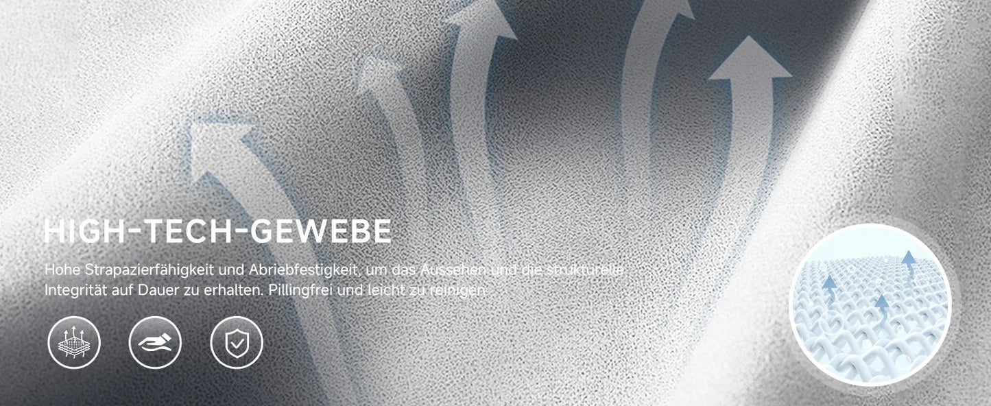 GTPLAYER Gaming Stuhl, Ergonomischer Gamer Stuhl aus Kunstleder-Stoff mit Lendenwirbelstütze, PC-Stuhl mit verbreiterter Rückenl