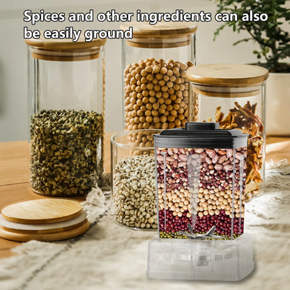 6000W Power multi-function Professional Blender 4-Blade 2-In-1 Wall Breaking Machine 2.5L Container Ice Nut Fruit mix Strong.