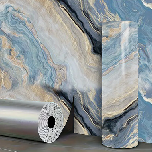 Imitation tile self-adhesive PVC marble waterproof wall sticker for living room kitchen bedroom decoration sticker