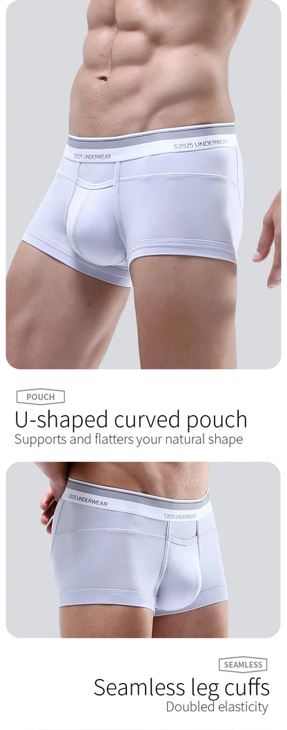 52025 Micromodal-Boxershorts/Badehose für Herren – höchster Komfort, ultimative Weichheit und luxuriöses Gefühl. Stilvolle und extrem bequeme Passform