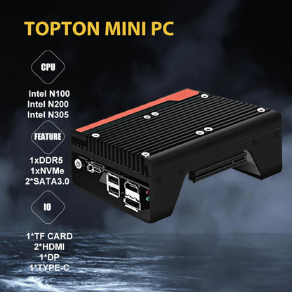 2024 Magic Multi-function Drawing /3D Printing/DIY/Soft Router Mini Pc 12th Gen Intel i3 N305 N100 Four Display 2*HDMI DP Type-C.