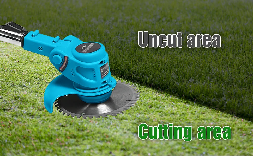 800 W elektrischer Rasenmäher, kabelloser Rasentrimmer, Gartenrasentrimmer, Rasentrimmer, Cutter, Elektrowerkzeuge für Makita-Akku