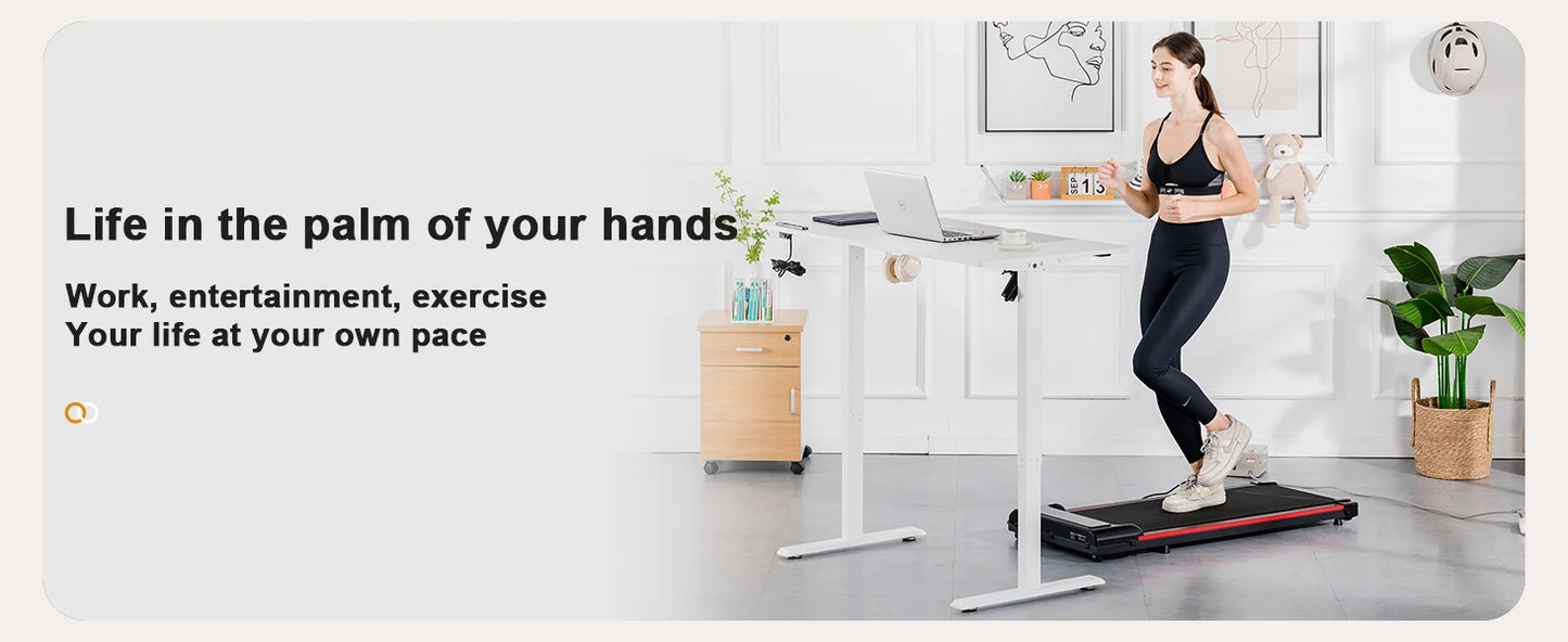 COMHOMA Höhenverstellbarer Schreibtisch mit USB-Buchse und Haken, Elektrisch Verstellbarer Computertisch, Steh-Sitztisch