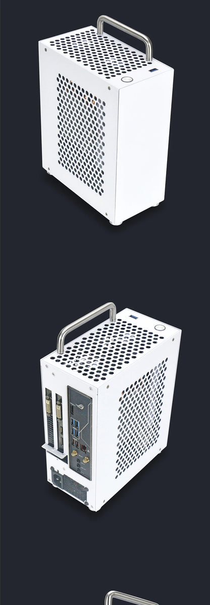 METALFISH S3 MINI ITX Case Aluminum 5 Litre PC Gaming Small Chassis With Handle Support RTX3060/13600 Computer Compact A4 Case.
