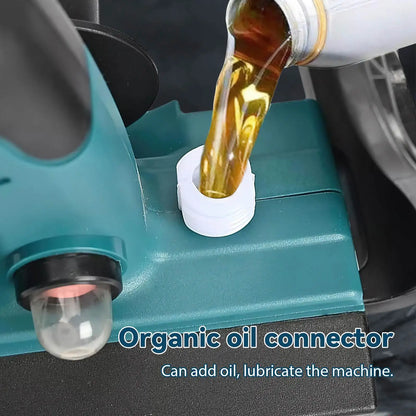 12 zoll Bürstenlosen Elektrische Kettensäge Mit Öler Cordless Elektrische Säge Garten Holzbearbeitung Schneiden Werkzeug Für Makita 18V Batterie pin