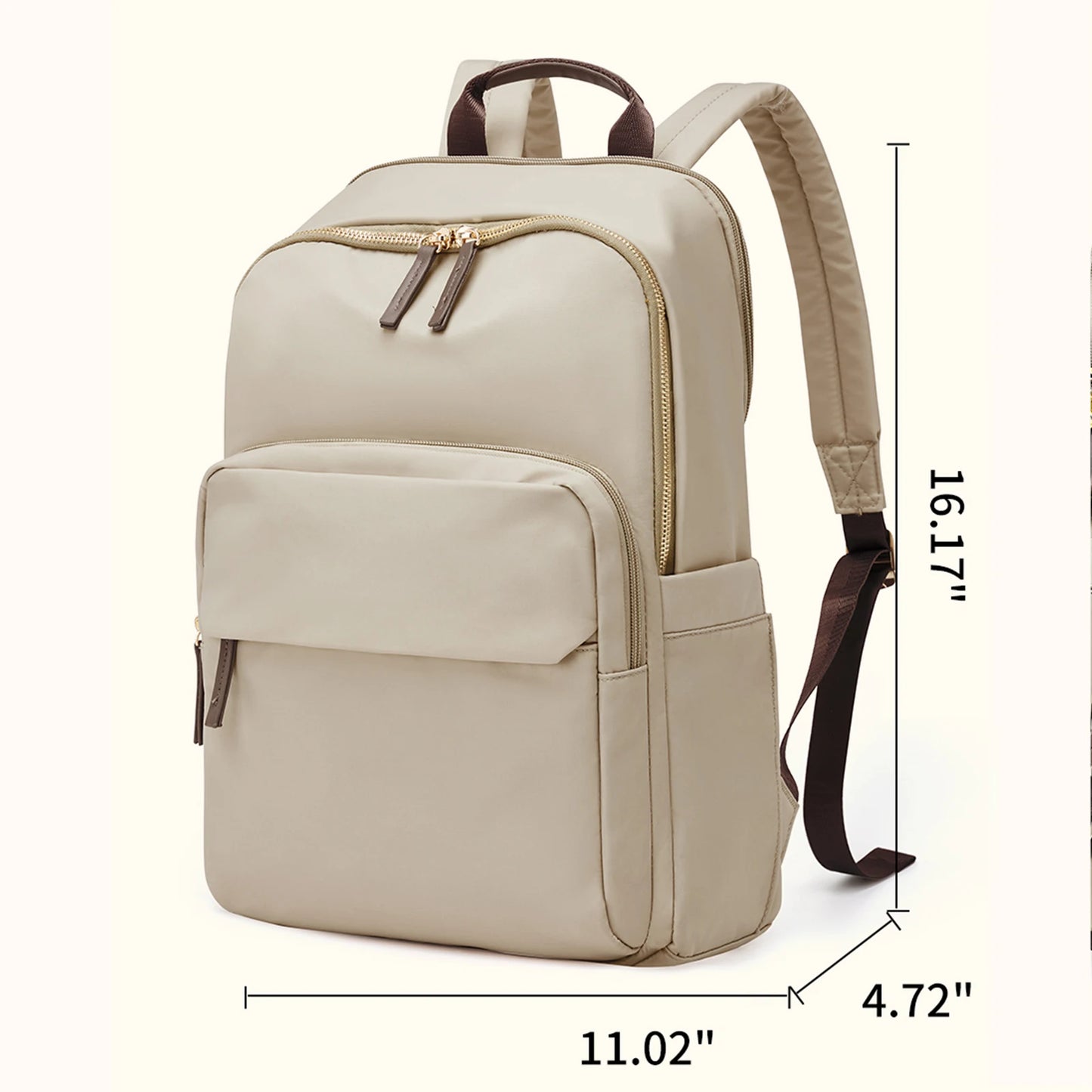 New Simple Large Capacity Backpack Women Travel Business Teacher Backpack Laptop Shoulder Bag Girl School Student Backpack Purse.