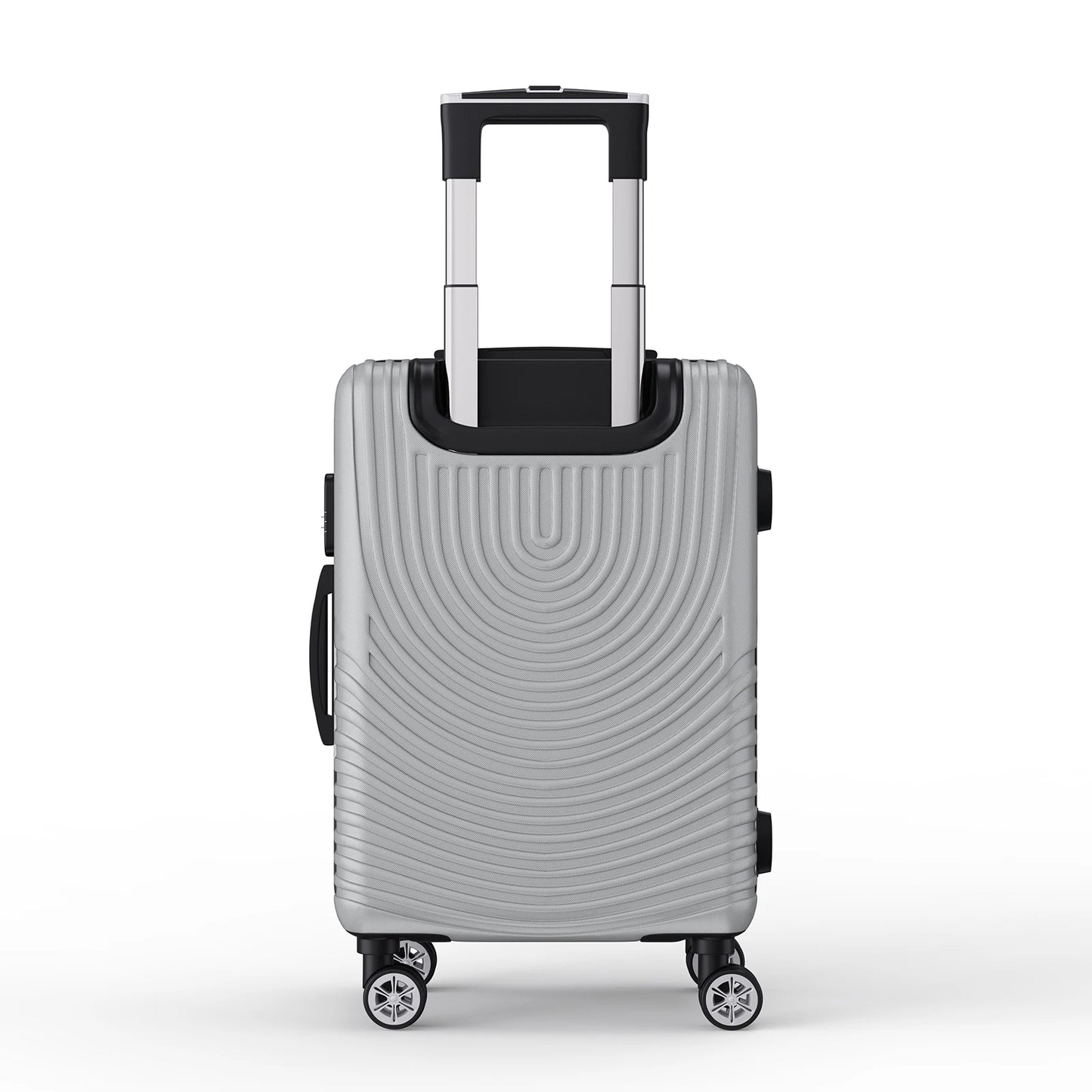 3-teiliges Reisekoffer-Set, abs Hartsc halen wagen mit Schloss, Griff gepäck mit Spinner rädern und Teleskop griff.