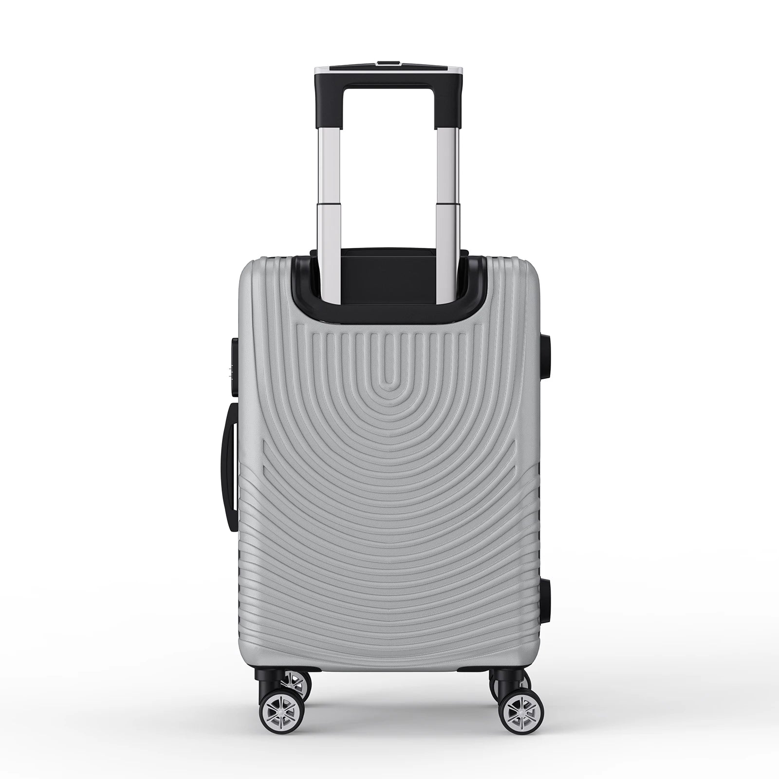 3-teiliges Reisekoffer-Set, abs Hartsc halen wagen mit Schloss, Griff gepäck mit Spinner rädern und Teleskop griff.