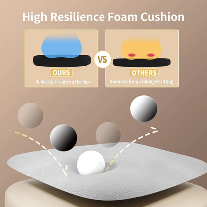 Office Chair Ergonomic Mesh Flip-Up Arms Gaming Chair with Mid Back Cushion Lumbar Support for Home Bedroom Working