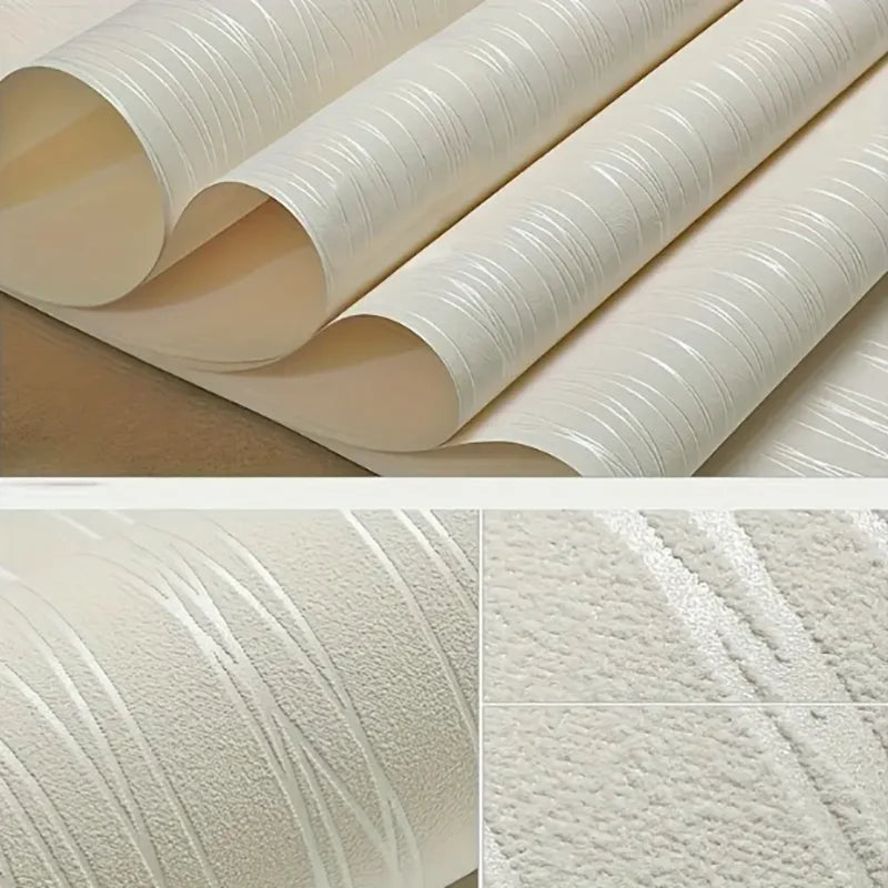 1 Rolle Vliestapete, verdickte selbstklebende Tapete, geeignet für Schlafzimmer, Wohnzimmer, Hintergrundwanddekoration