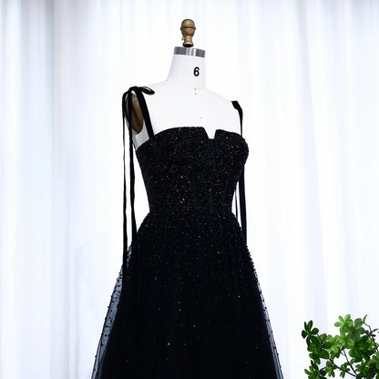 Sharon Said Luxus Perlen Blush Pink Dubai Abendkleid mit Trägern Weinrot Arabisch Arabisch Hochzeit Party Kleid SS263 Maßgeschneidert.