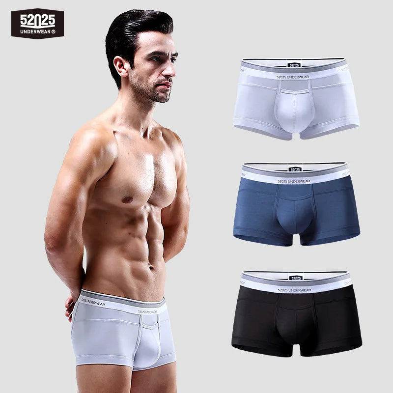 52025 Micromodal-Boxershorts/Badehose für Herren – höchster Komfort, ultimative Weichheit und luxuriöses Gefühl. Stilvolle und extrem bequeme Passform